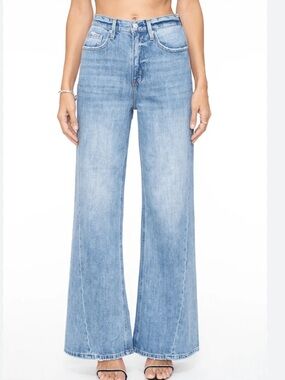 Pistola Ruby High Rise Palazzo Pant in Othello 30